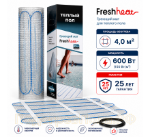 Теплый пол Нагревательный мат FreshHeat 4,0 кв.м