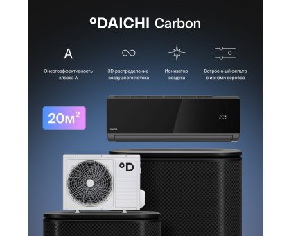 Настенная сплит-система Daichi Carbon DA20DVQ1-B2/DF20DV1-2