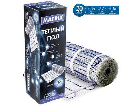 Теплый пол на сетке MATRIX 2250 Вт 15,0 кв.м