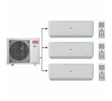 Мультисплит-система с тремя внутренними настенными блоками (20, 20 и 20 кв.м) IGC RAM3-X21UNH / RAK-X07NHx3