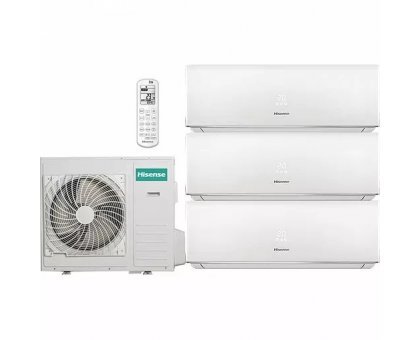 Мульти сплит-система с 3 внутренними блоками (25, 25 и 50 кв.м) Hisense AMW4-28U4SAC / AMS-18UR4SFADB65 + AMS-09UR4SVEDB65x2