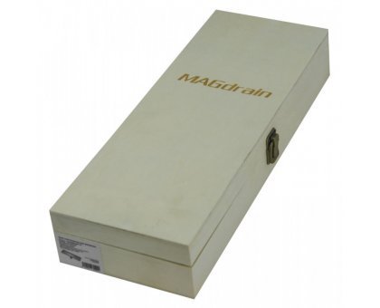 Трап сантехнический MAGdrain JC 600 Q50-B (80*600, магнитный клапан, Нерж., 2 слив. отверстия)