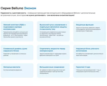 Холодильная сплит-система Belluna S115 Эконом