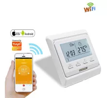 Терморегулятор для теплого пола Е-51 белый Wi-Fi